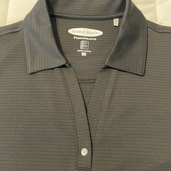 Golf shirt pebble beach black - Picture 3 of 5